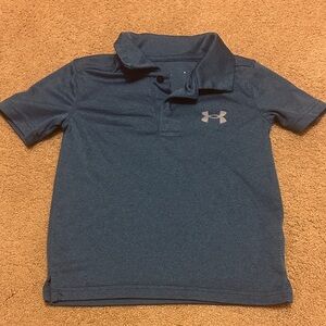 Under Armour Kids Navy Polo Shirt